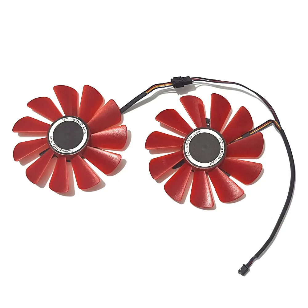 Neue 85 MM FDC10U12S9-C XFX RX480 RX570 GPU Karte Kühler Lüfter Für XFX RX570 RS RX580 RS RX470 RX580 Grafikkarte Kühlung