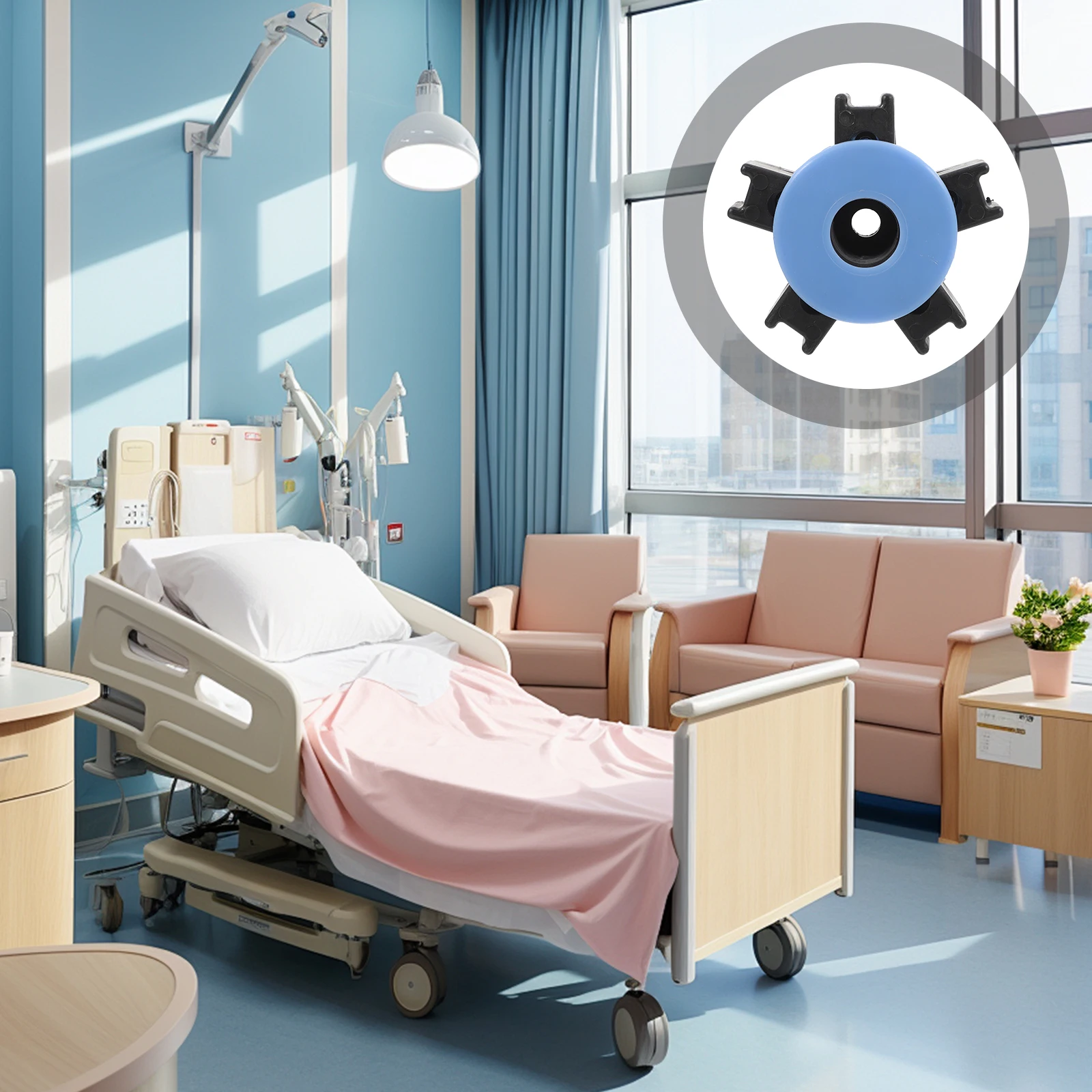 

Stable Pole Nylon Casters Support For Clinics Portable Infusion Heavy Duty Mobile Iv Stand Replacement Accessories Home
