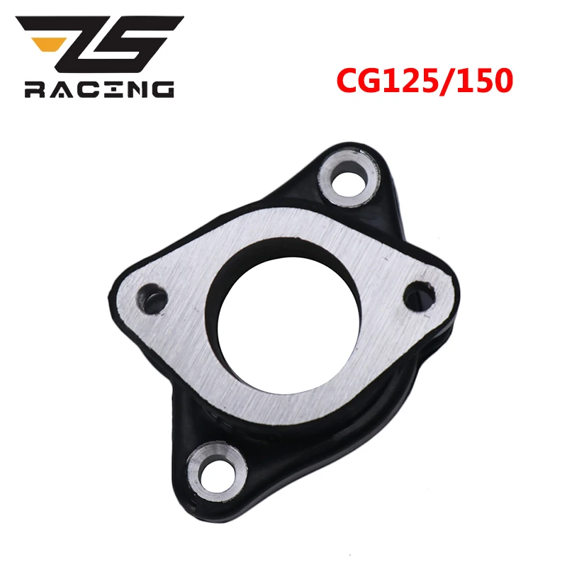 ZS Racing Carb Carbretor PZ26 PZ27 Adapter Inlet Intake Manifold Pipe for CG125 CG150 ATV Zongshen Shineray Hisun