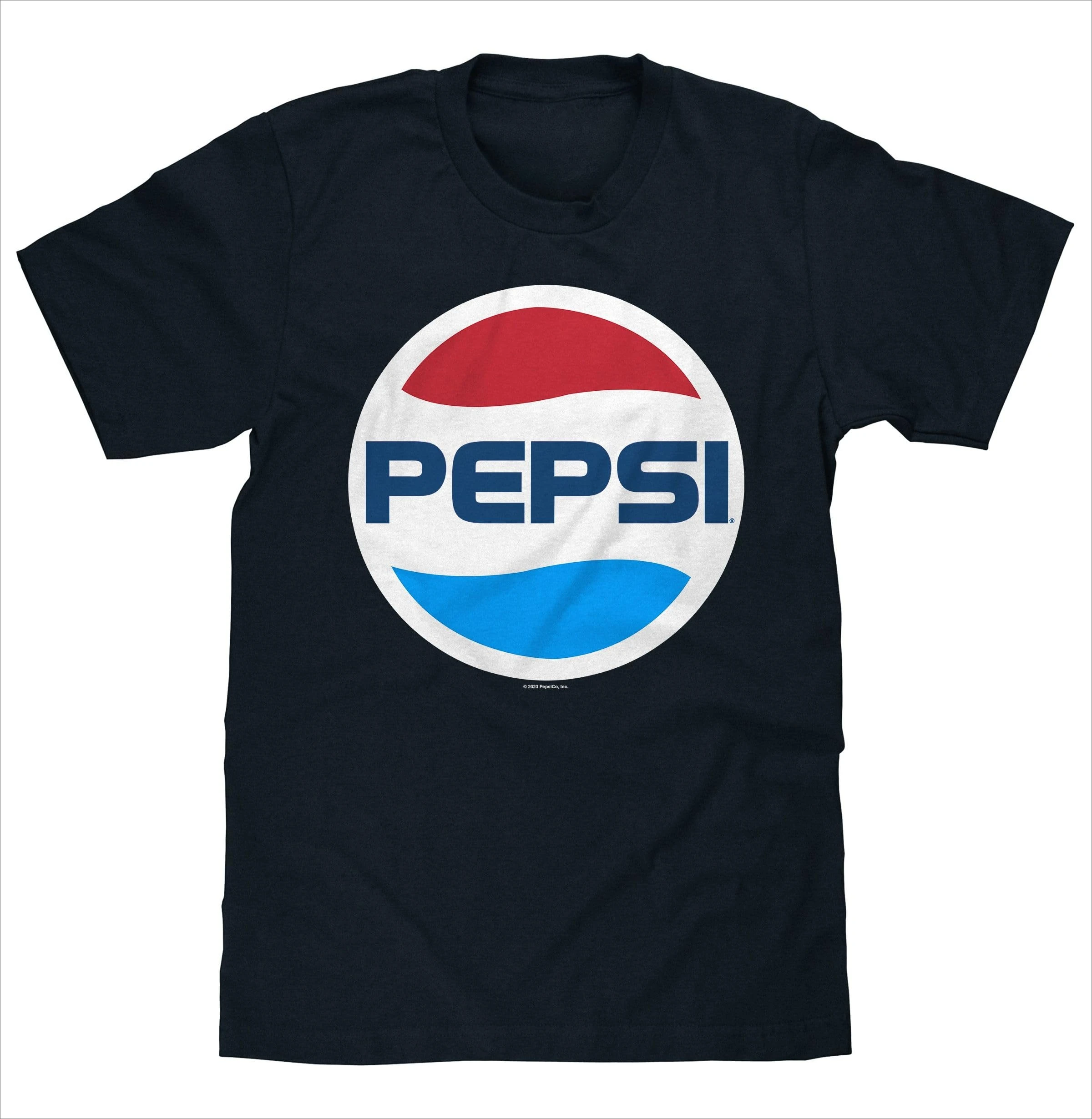 Camisetas de Luxo P-Pepsi para Homens, Camiseta de Verão com Estampa, Roupas de Algodão de Alta Qualidade, Moda Streetwear, Tops Masculinos
