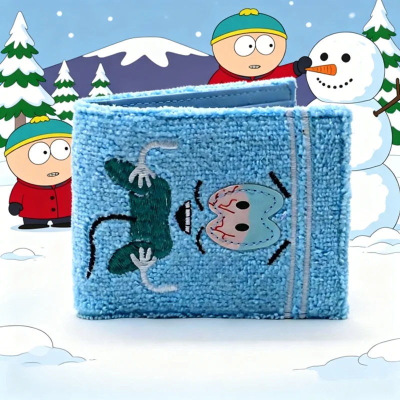 Plush Cute Towel cloth embroidered anime fashion wallet Cute Casual Gift for Girls
