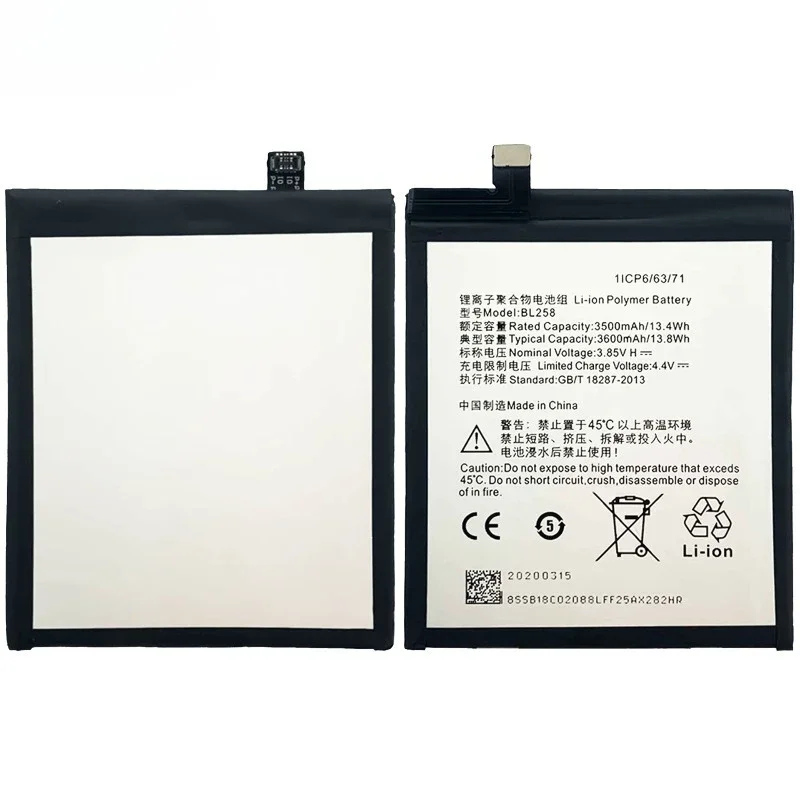 BL258 for Lenovo X3(Vibe X3)/X3C50/X3C70 Phone Battery High Quality High Capacity  Replacement Bateria Grade A Cell with Tools