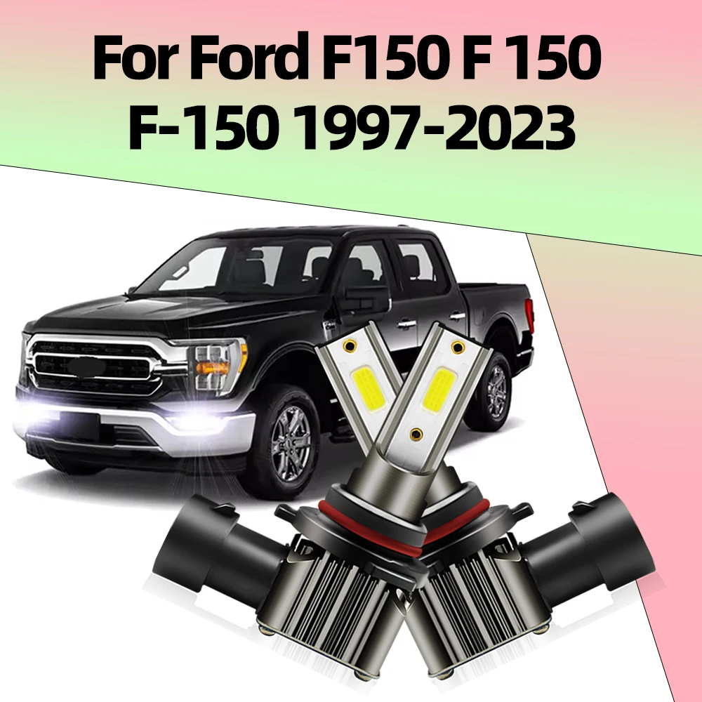 

2 светодиодные автомобильные противотуманные фары для Ford F150 F 150 F-150 1997-2023 2006 2007 2008 2009 2010 2011 2012 2013 2014 Canbus 6000K противотуманные фары