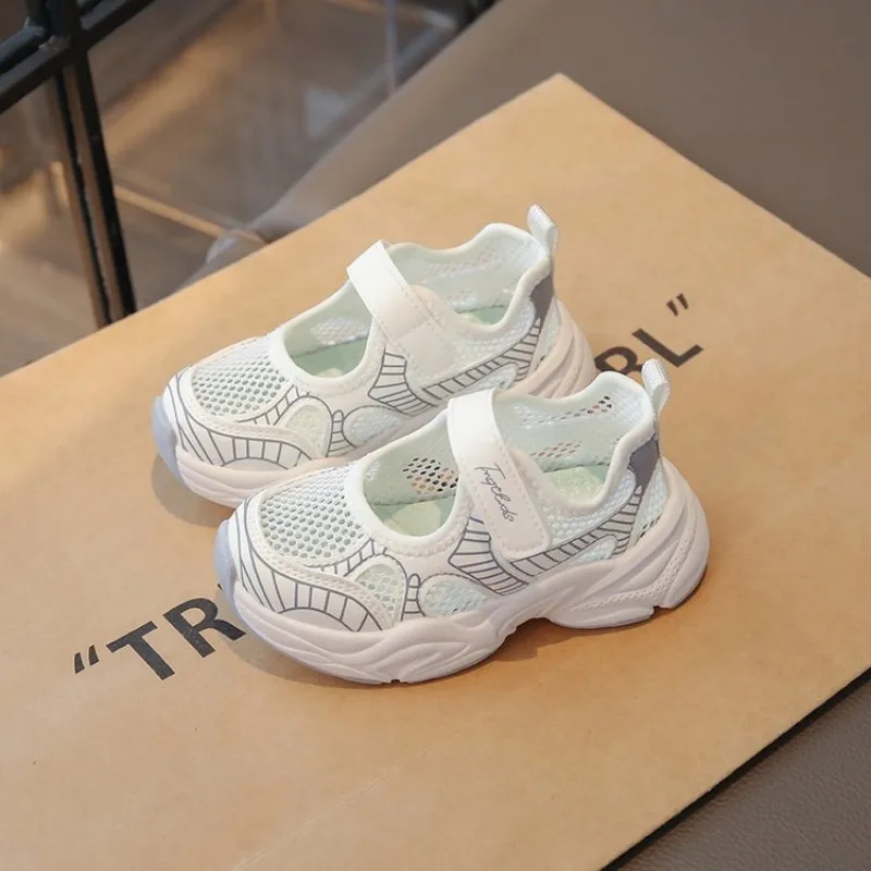 

Children's breathable mesh sports sandals 2026 summer new style simple and fashionable, anti-slip soft sole, casual single shoes
