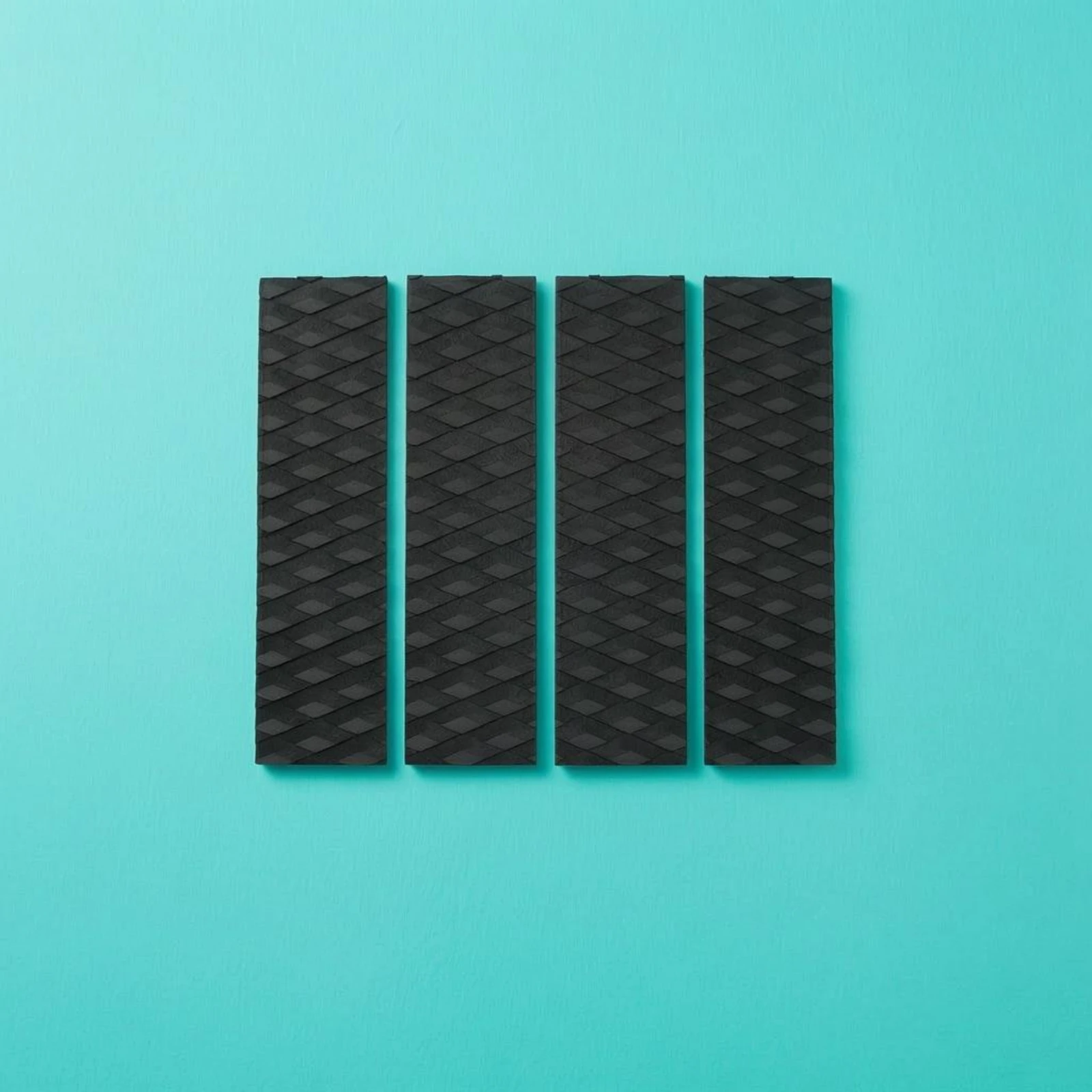 4 Pieces Surfboard Anti-Slip Mat rhombusPattern Surfboard Traction Pad Trimmable EVA Decking Sheet Textured Marine Gear