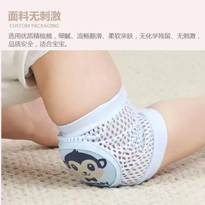 Kids Girl Boy Crawling Elbow Toddlers Baby Knee Pads Safety Mesh Kneepad Protector Leg Warmer Cushion Legging Infants Children