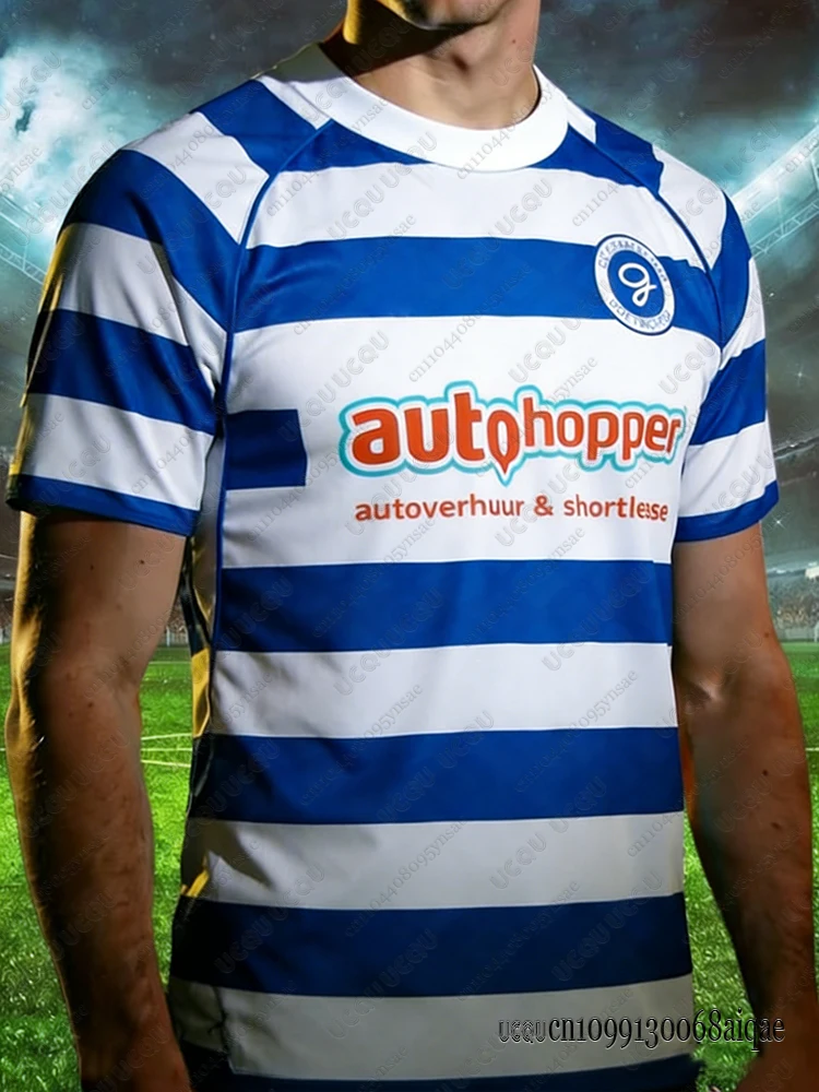 Zomer Nieuwe Heren Voetbalshirts Snel Droogende Fiets Shirts Nederland De Graafschap 25-26 Thuis Tenue Volwassenen/Kinderen Team Uniform