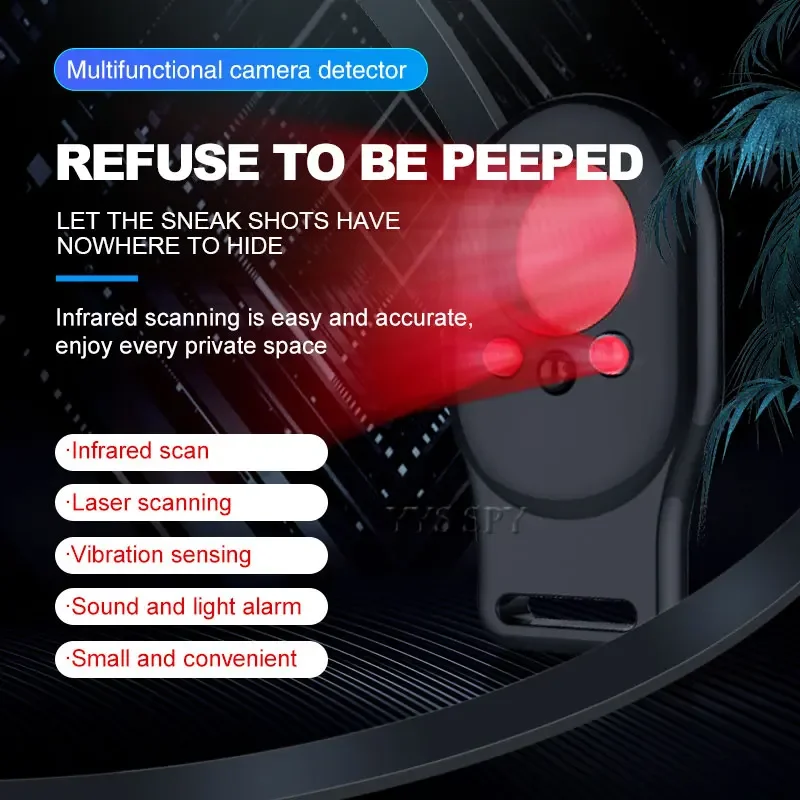 Anti Spy Mini Rilevatore telecamera nascosta Gadget di spionaggio Hacking Gagets Dispositivo di ricerca Protezione di sicurezza domestica Segnale RF Rilevamento di insetti