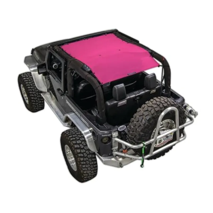 

Сетчатый солнцезащитный козырек с паутиной, верхняя часть, совместимая с Jeep Wrangler JK, 2 двери, 2007 г., до 2018 г., все накладки, сделано в США, автомобиль Acc