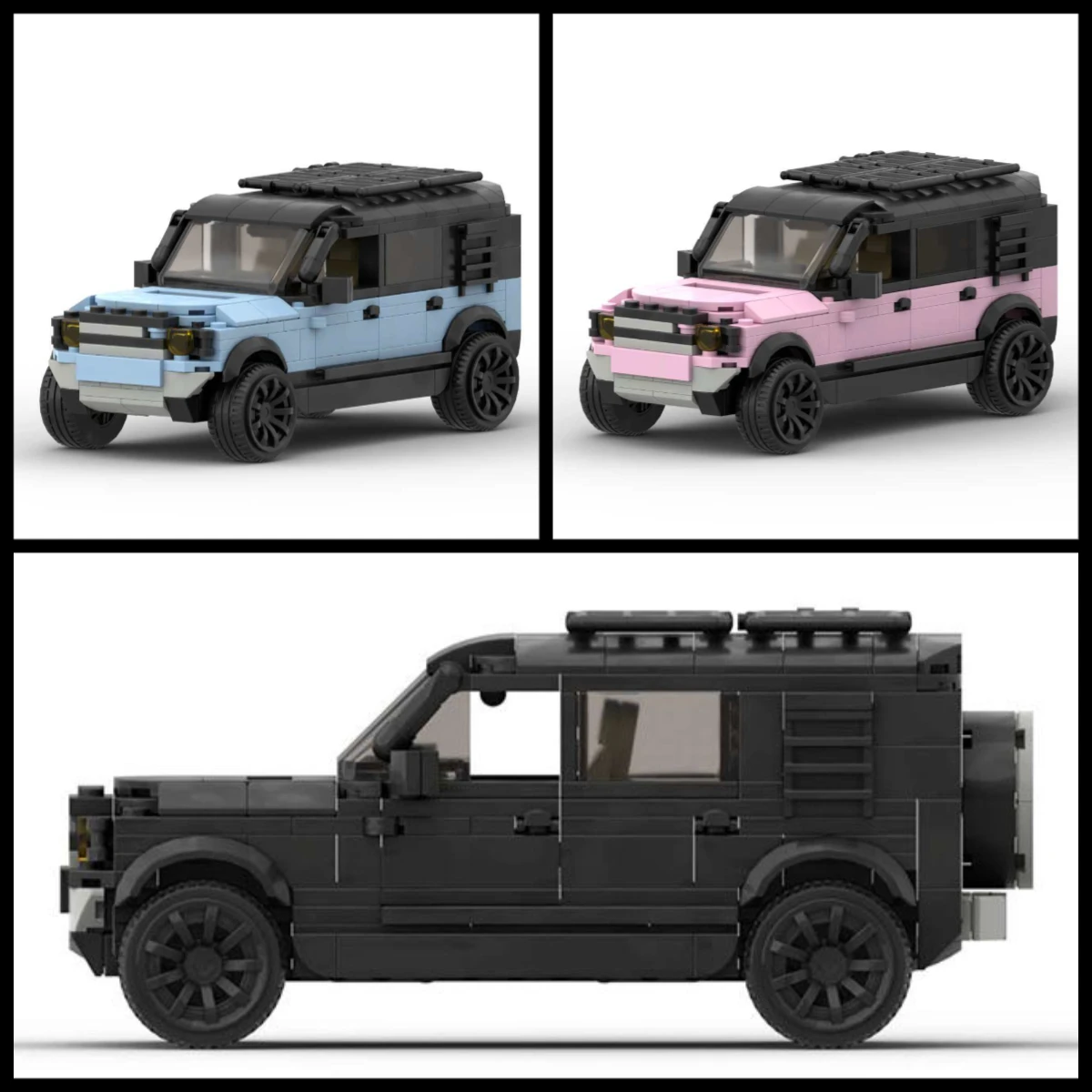 MOC Creative Building Blocks City Speed Technical Racing SUV Off Road Car Model DIY Kids Puzzle Assembly Toy Boy's Birthday Gift