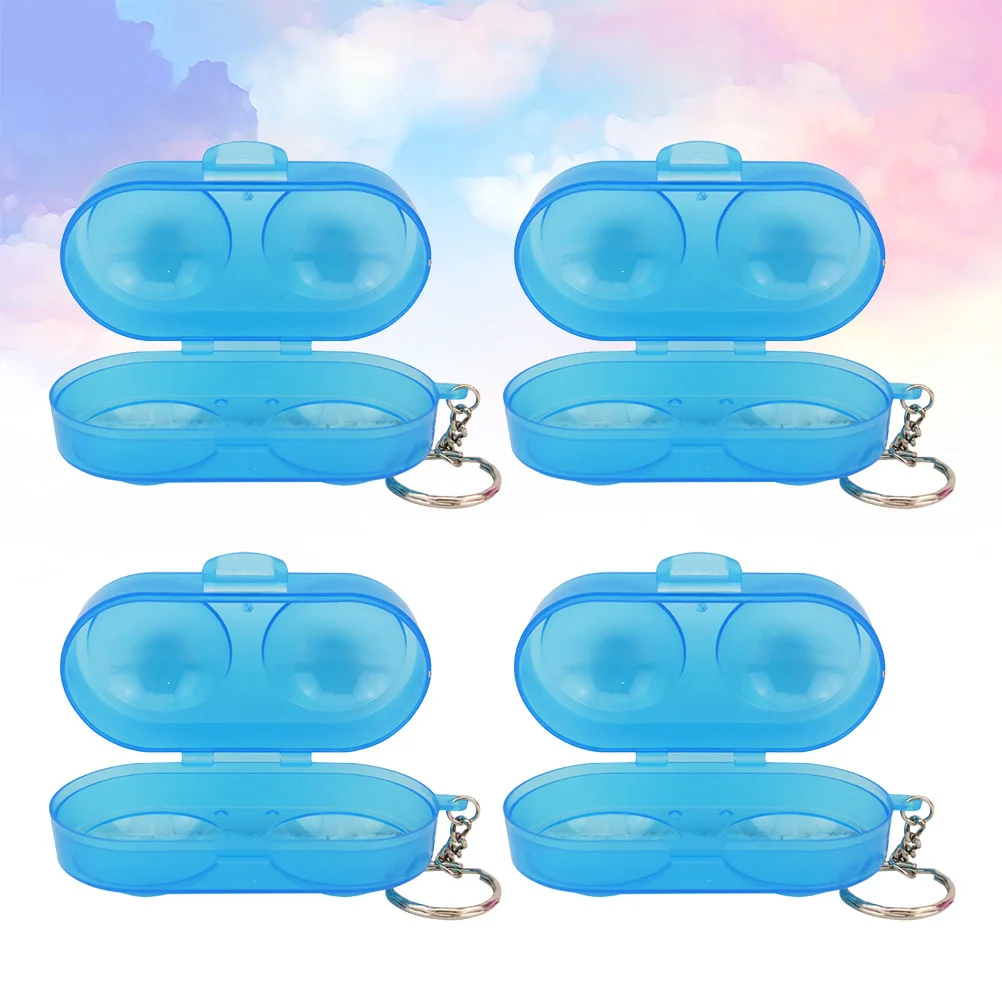 

5Pcs Table Tennis Ball Container Premium Material 2-Slot Organizer Portable Keychain Holder for Sports Training Practice Sets