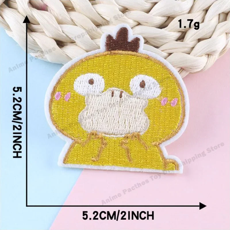 Pokemon Anime Fusible Patch Sticker for Kids Clothing Embroidered Patches on clothes Jackets Pants Bag Decoration Patch Gift