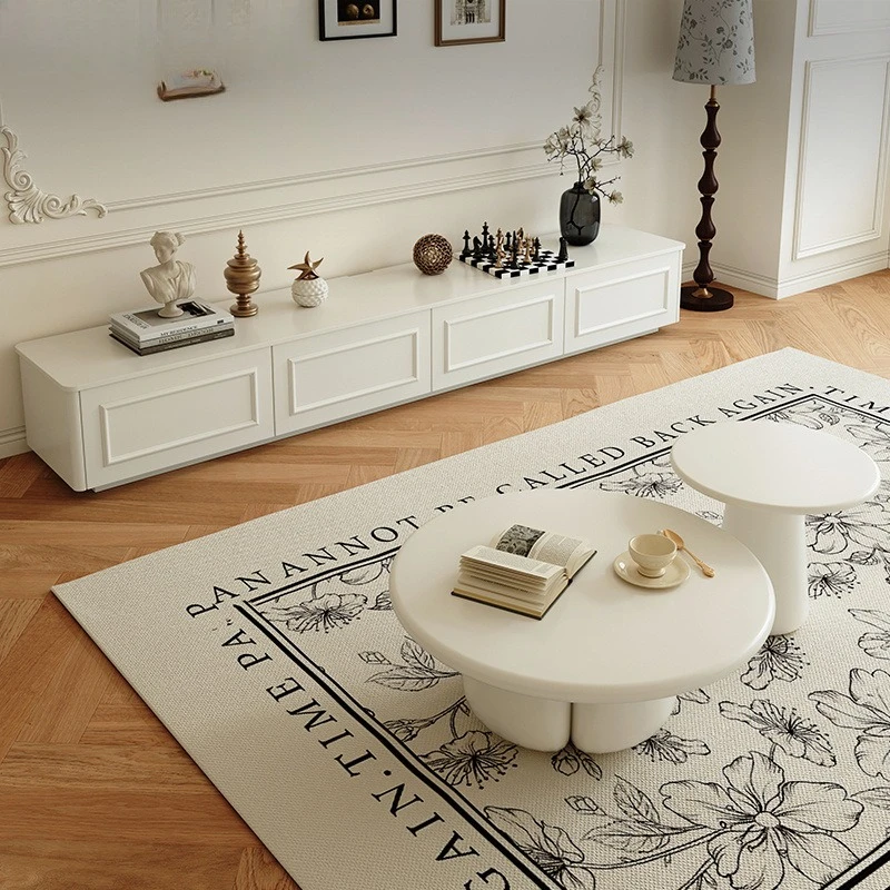 خزانة تلفزيون ريفية مستصلحة من الخشب على الطراز الصناعي قطعة أثاث غرفة المعيشة رف غرفة تلفزيون soportes de #2