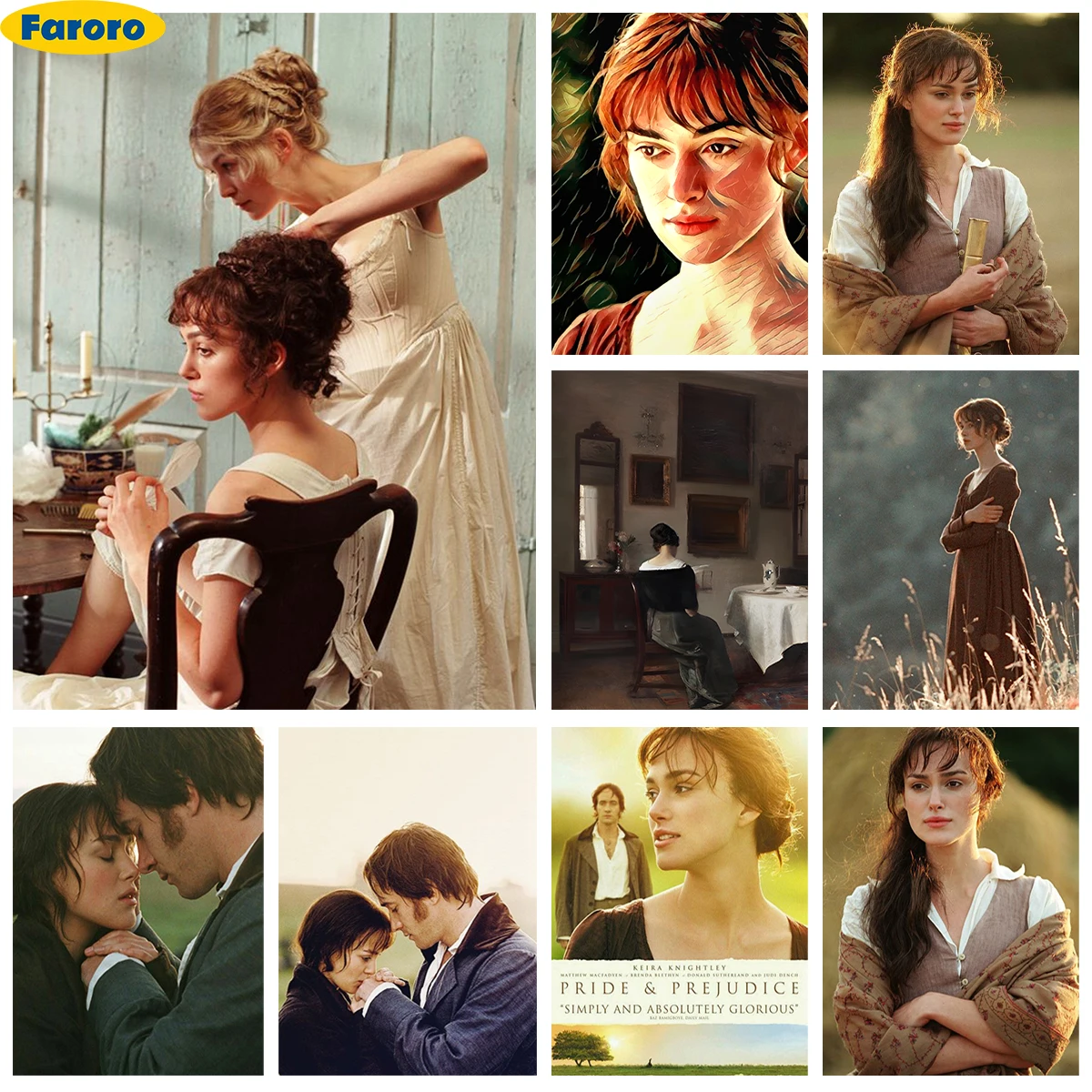 Pride & Prejudice Diy Diamond Painting Classic Love Movies Pictures Diy Diamond Embroidery Art Cross Stitch Mosaic Home Decor