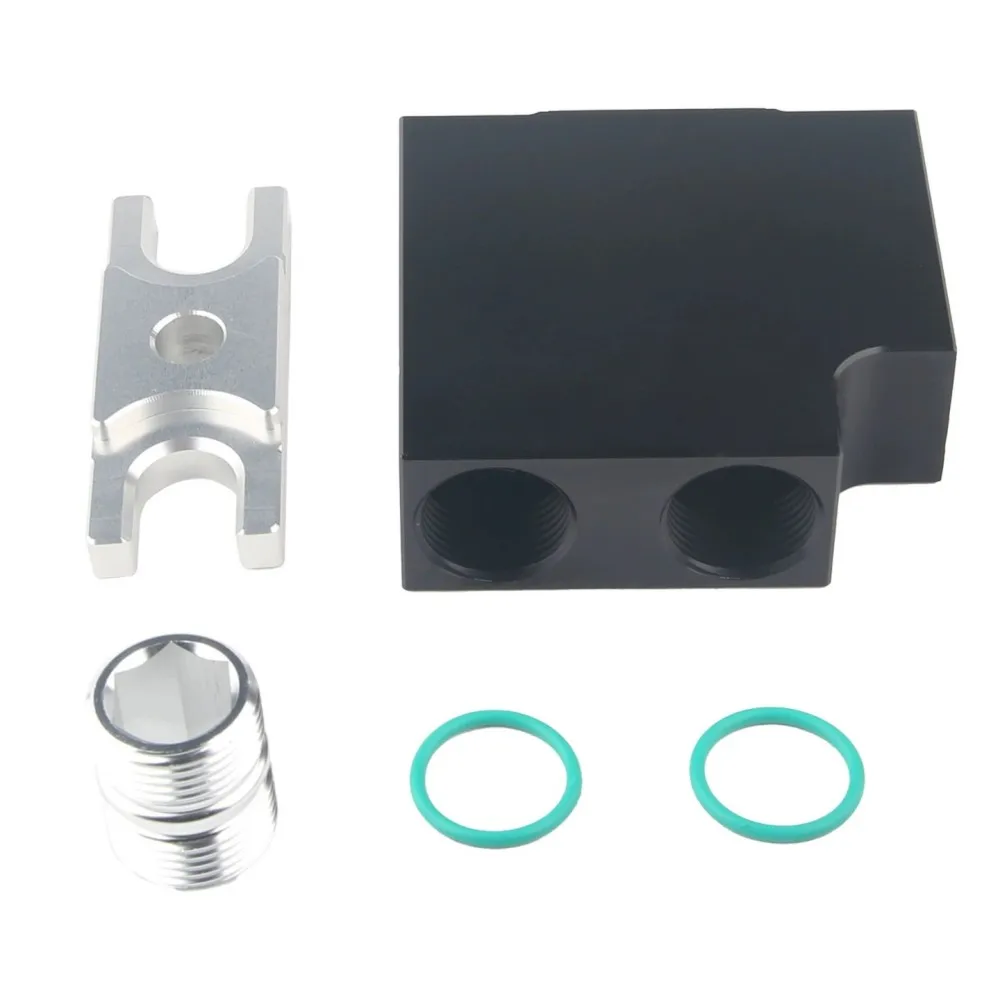Upgraded Billet Aluminum Transmission Bypass Valve Fit  6.7L Cummins 2019-2024 -  Thermostat Failure Full Flow Cooler Kit