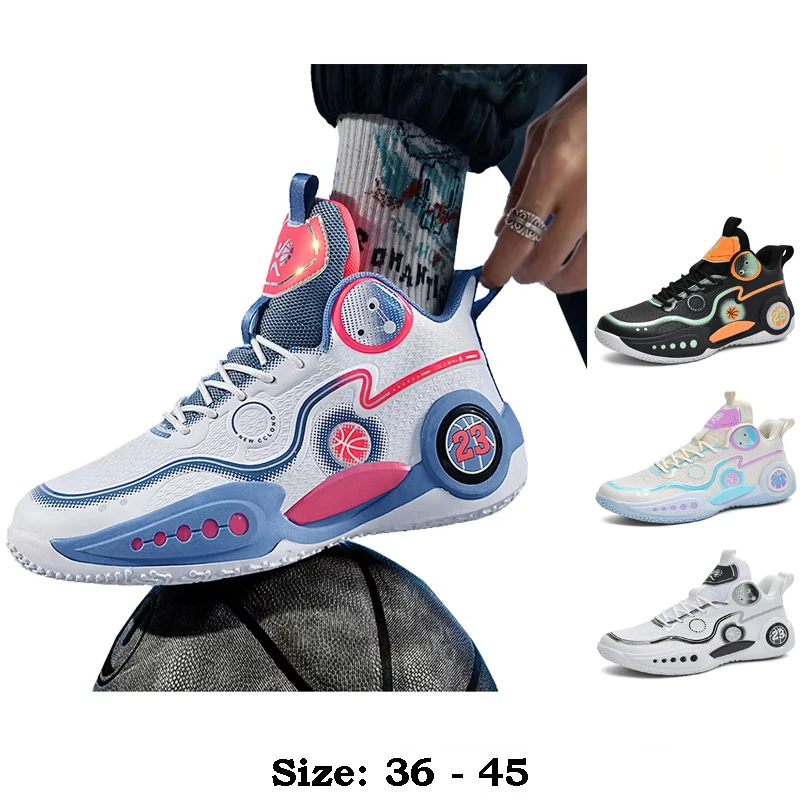 

High quality casual sport shoe for men new 2025 size 44 45 comfortable outdoor running basketball sneakers shoe - black white