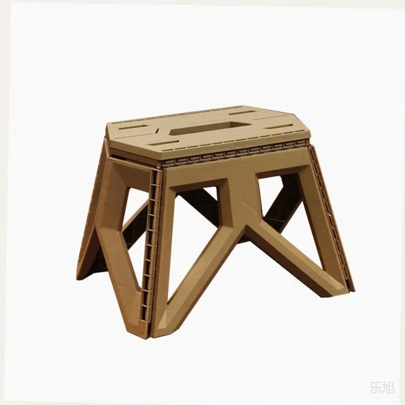 Outdoor Portable Foldable Mini Stool Multi Purpose For Camping Fishing Ice Bucket Toilet Military Style Small Bench Chair