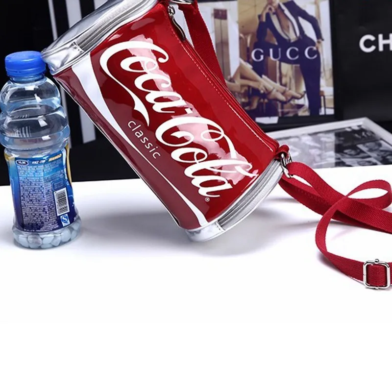 Joyce Summer New Small Fashionable Patent Leather Shiny Surface Women's Bag Cartoon Printed Single Shoulder Diagonal Cross Bag