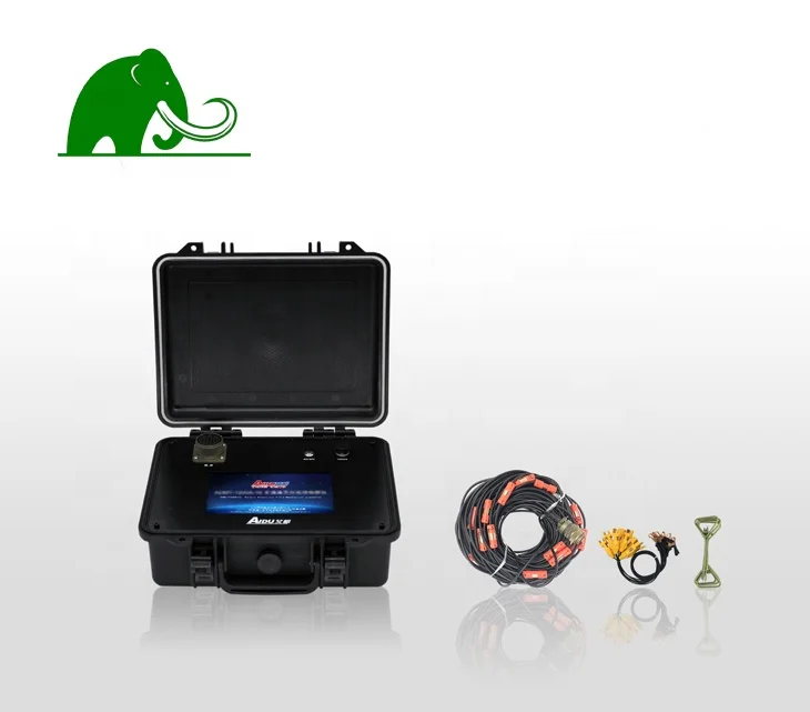 Multi-channle ADMT-400A Mineral Ores Detector Mine Locator Gold Finer Equipment Detection Survey Machine Battery CN;LIA 400m USB