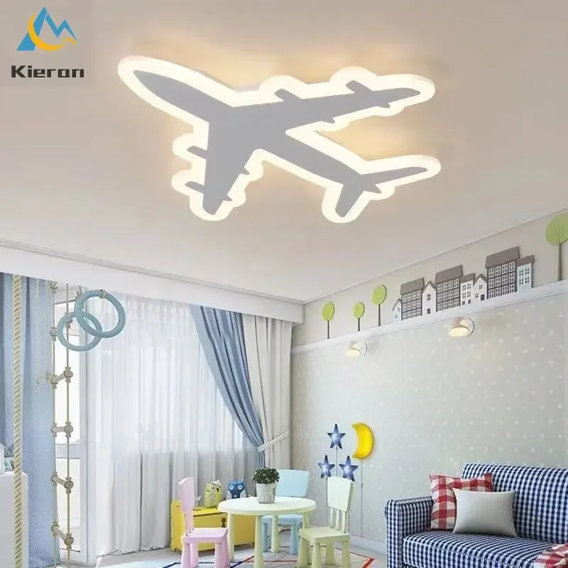 Modern Aircraft Led Ceiling Lamp Bedroom Study Hotel Bedside Ceiling Lights Living Room Decoration Eye Protection Ceiling Lamps