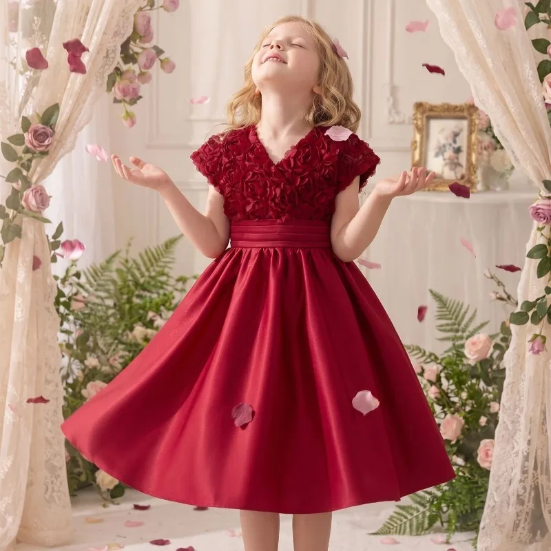 2026-summer-new-girls-sequin-beaded-dress-kids-glitter-princess-gown-children-wedding-birthday-party-formal-evening-dress