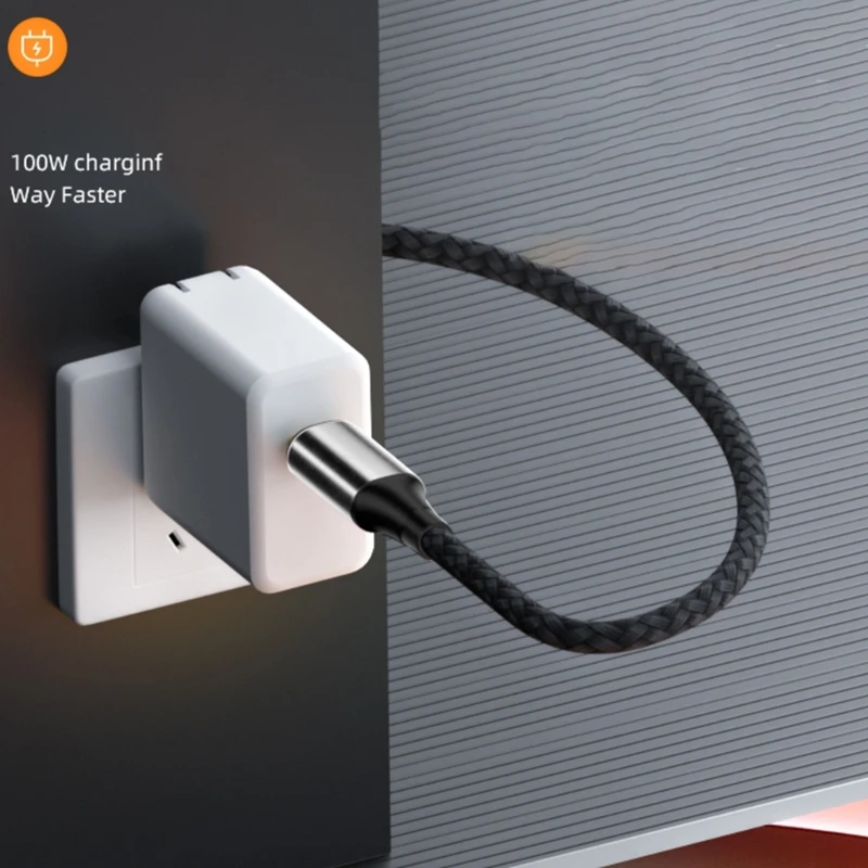 U ​ SB C 90 درجة محول USB3.2 20GBPS نوع C إلى USBC OTG محول 8K @ 60 هرتز 100 واط USB نوع C موصل شحن سريع لماك بوك