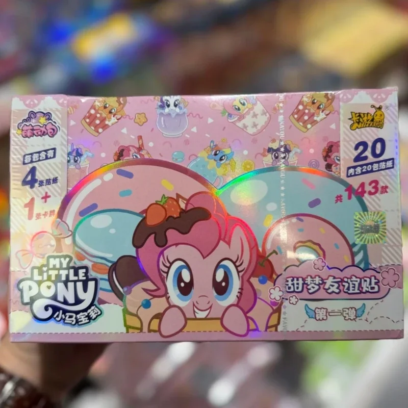 

Genuine KAYOU My Little Pony Cards Sweet Dream Friendship Sticker Mengdong Bag Anime Peripheral CardsCollection Card Toy Gift