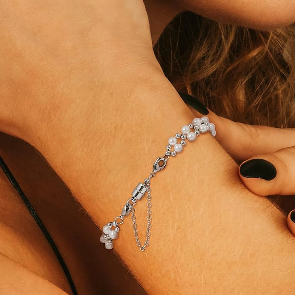 5 قطعة مغناطيس الورد متصل المشبك قلادة مشبك مغناطيسي ل عقد دي اي واي سوار موصلات صنع المجوهرات النتائج اكسسوارات #6