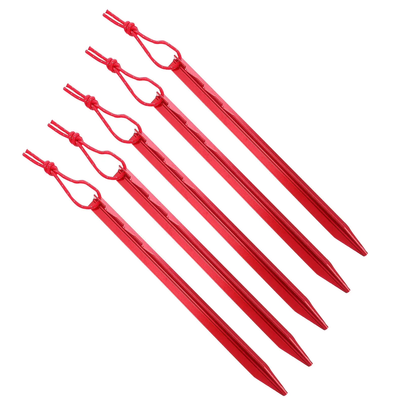 5pcs Durable Stakes Tent Accessories Camping Supplies Outdoor Gear Tent Pins Ground Nails Lightweight Portable Hiking Tools