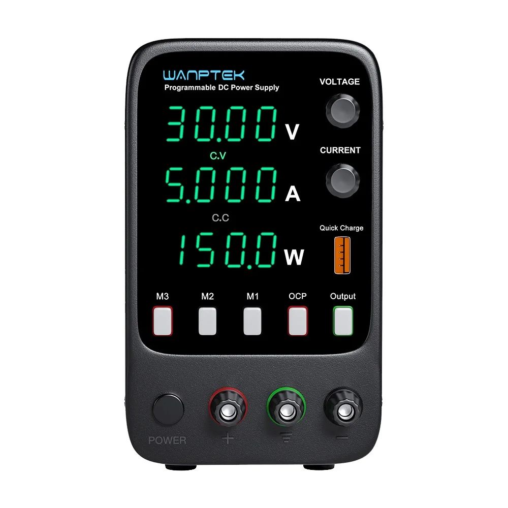 Research DC Power Supply APS305H 0-30V 0-5A 150W Variable Voltage Current Programmable Lab Supply