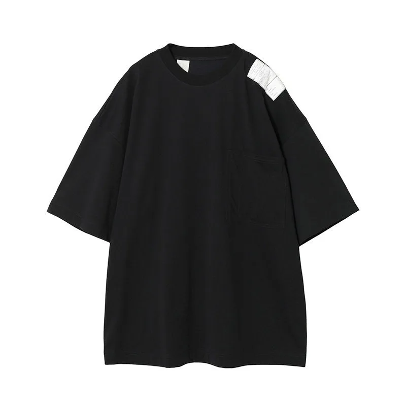 N.HOOLYWOOD Trendy Simple Outdoor Quick Drying Short Sleeved T-shirt Men's Loose Casual Top