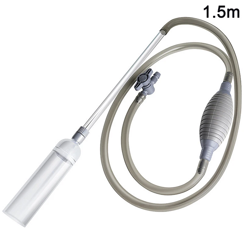 Aquarium Siphon Fish Tank Syphon Vacuum Cleaner Pump Acuario Accessories Semi-automatic Water Change Changer Gravel Water Filter