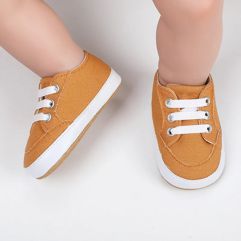 Frühling/Sommer Mode Baby niedlichen Kleinkind Schuhe weich bequem Retro einfarbig Design Sinn weiche Sohle rutsch feste Freizeit schuhe