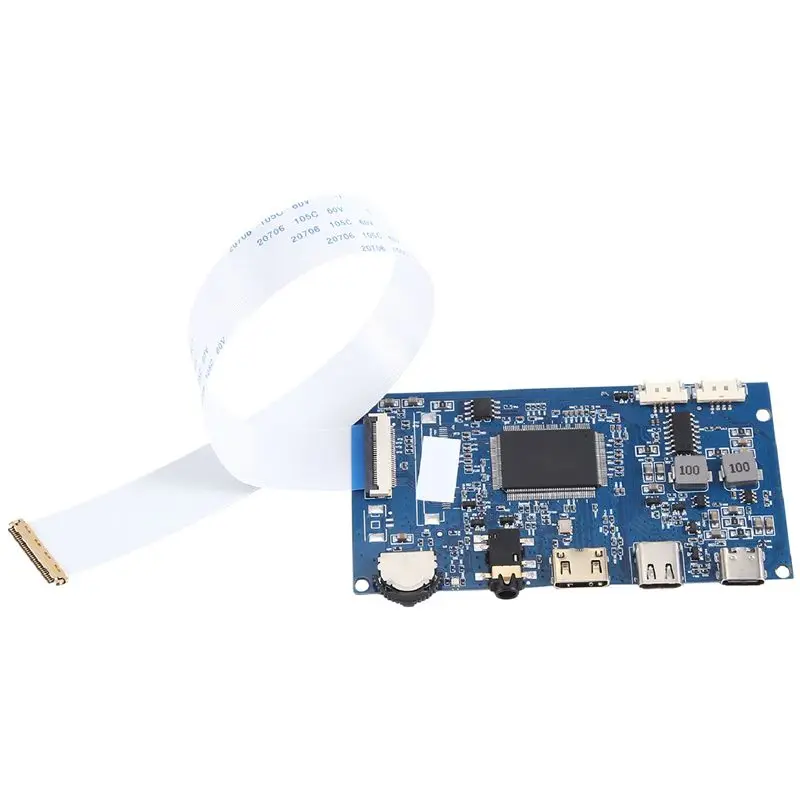 A75Q-Portable LCD Monitor Driver Laptop LCD Driver 30Pin EDP LCD Panel Controller DMI-Compatible TYPE-C LCD Driver 1920X1080 Dur