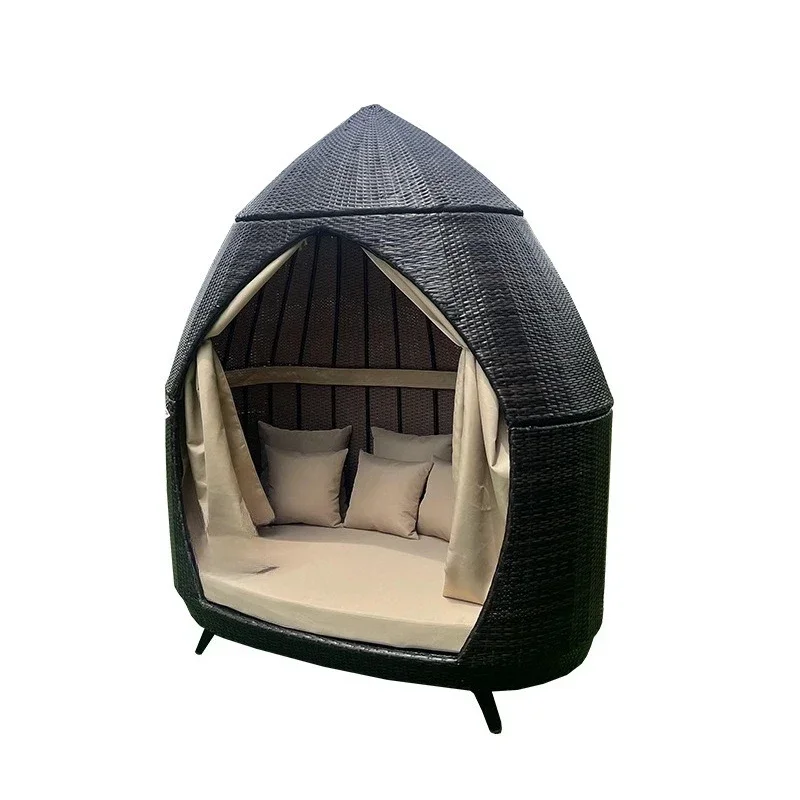 

Outdoor courtyard, garden terrace rattan, sofa chair, outdoor villa scenic spot