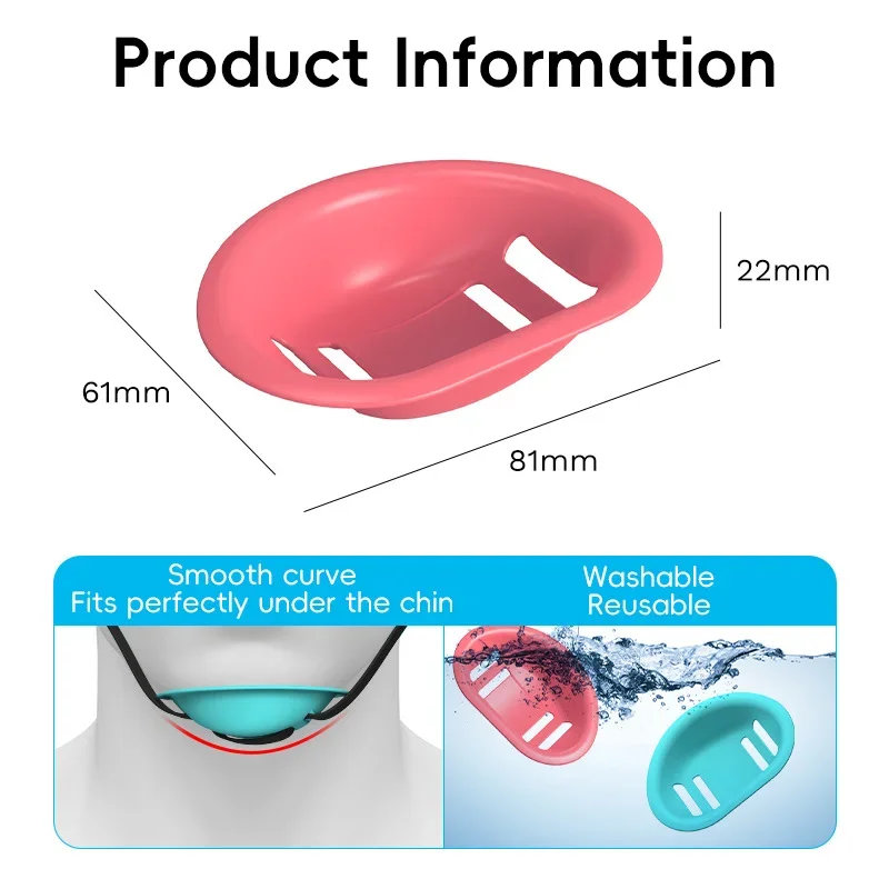 1PC Motorbike bicycle helmet chin guard block Anti-stretching chin spacer Battery car helmet silicone accessories