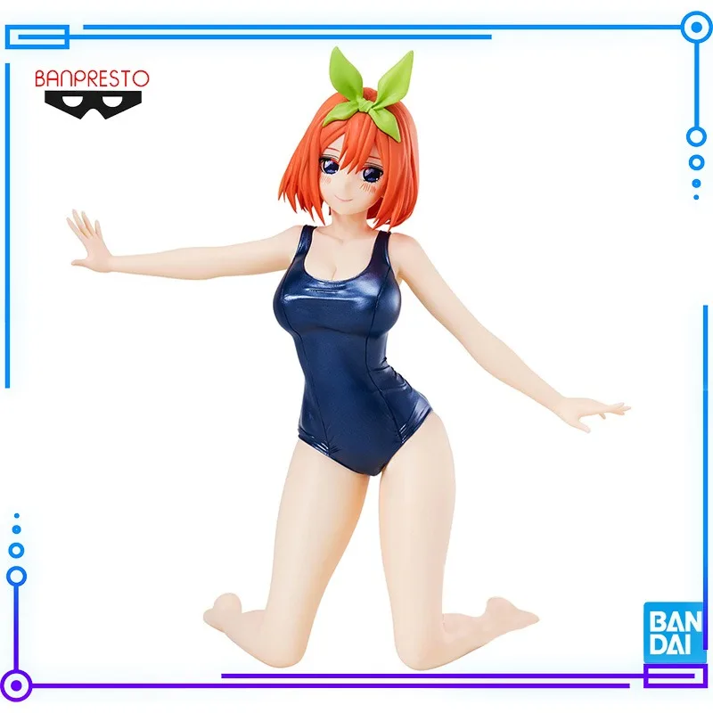 

Bandai Original Genuine Banpresto Celestial Vivi The Quintessential Quintuplets Nakano Yotsuba SchoolStyle 15cm Model Toy Figure