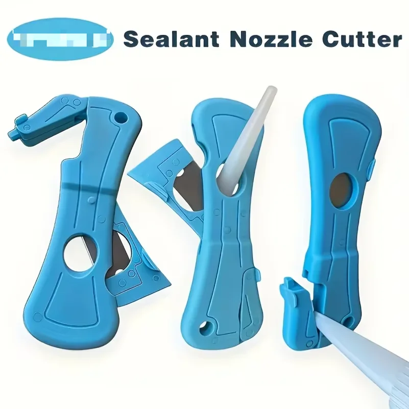 1PC Heavy-Duty Manual Glue Nozzle Trimmer & Cutter - All-in-One Adjustable Adhesive Tip Cutter with Blade, Portable DIY Plastic