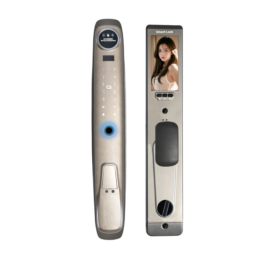 

Facial recognition fingerprint password, cat eye electronic lock, home smart door lock