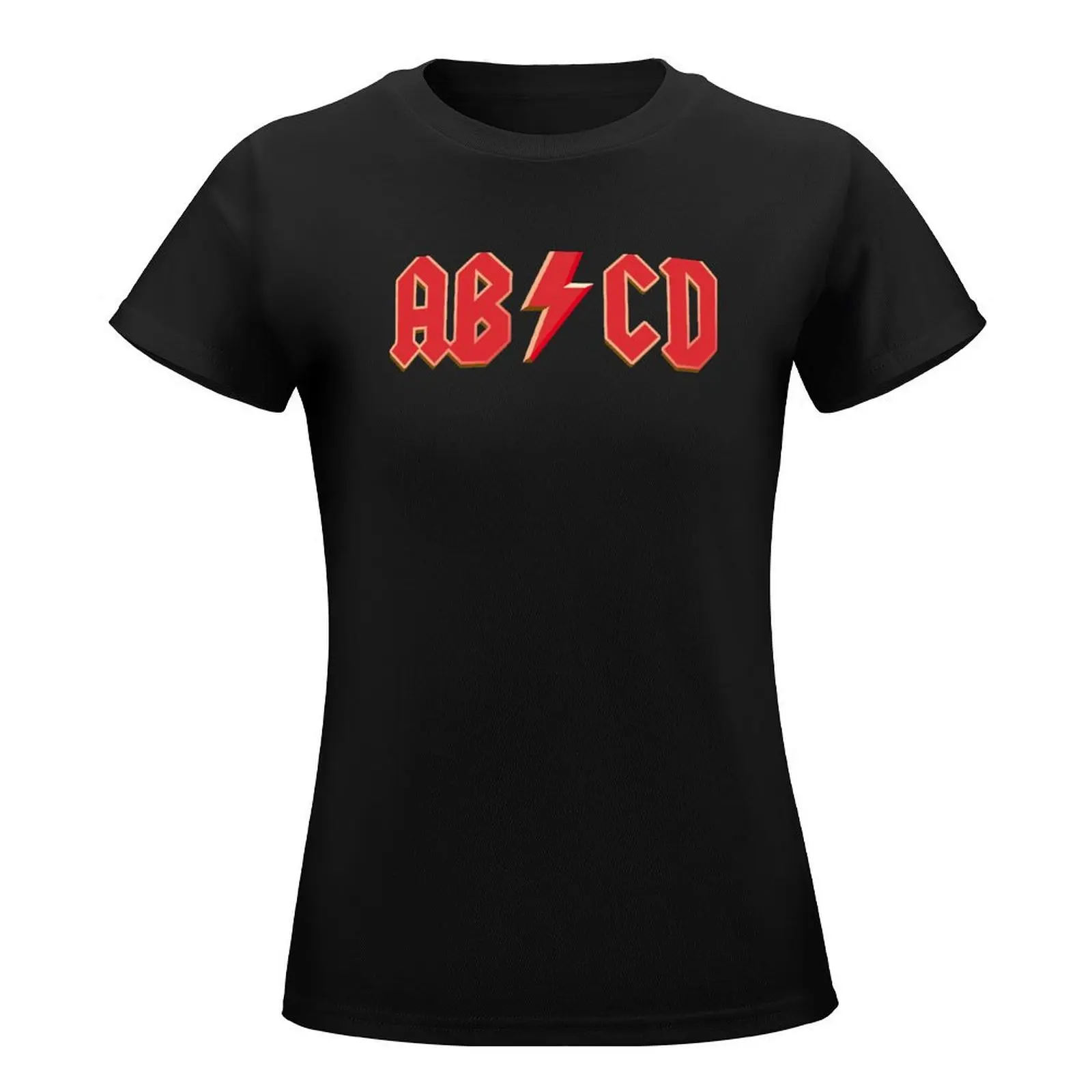 ? AC/DC Vintage ? T-Shirt sports fans Short sleeve tee workout shirts for Women