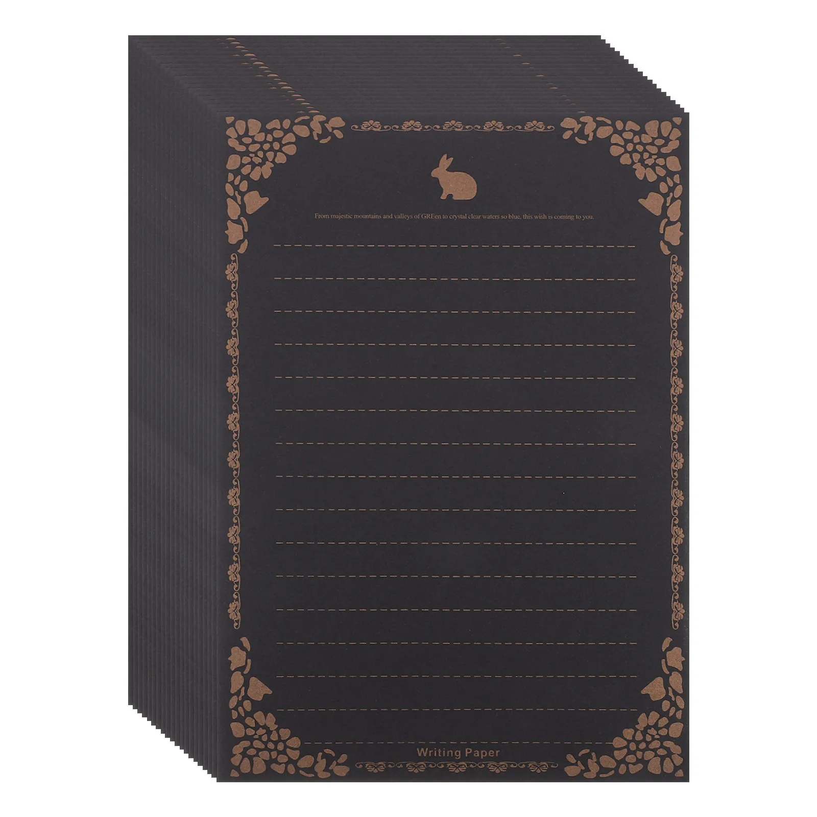 

50 Sheets Retro Lace Letter Paper Vintage Writing Paper for Greeting Cards Invitations Stationery Supplies Letter Papers