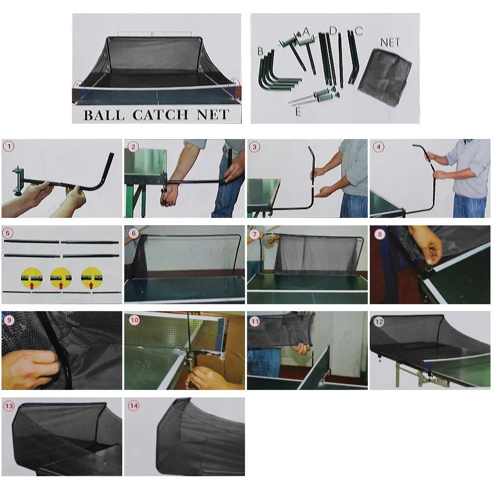Immagine 3: Rete da raccolta per palline da ping pong Rete da collezione per palline da ping pong per accessori da ping pong per allenamento robot da ping pong