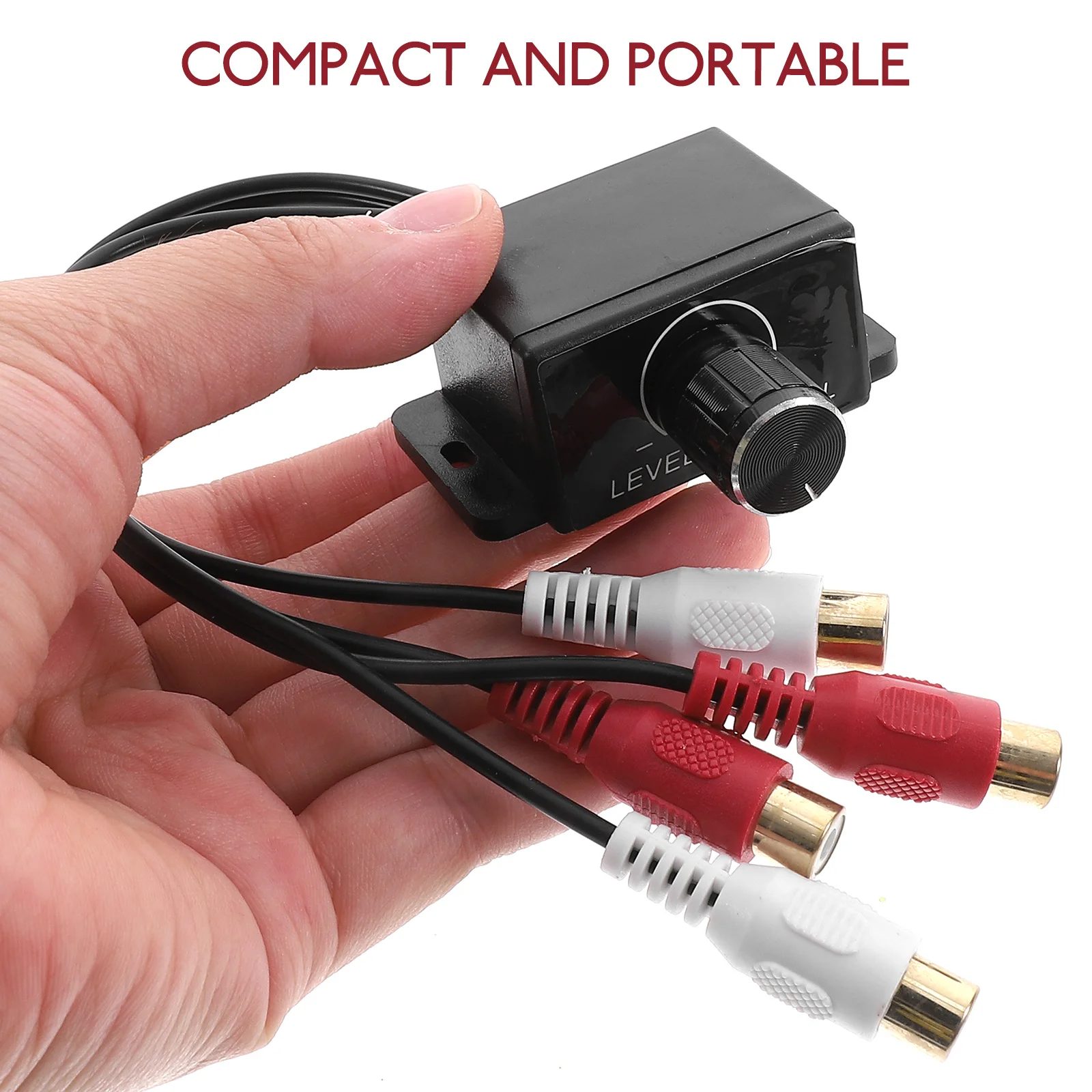 

Amplifier Audio Adjuster Universal Rca Bass Controls Converter Car Knob for Regulator Volume