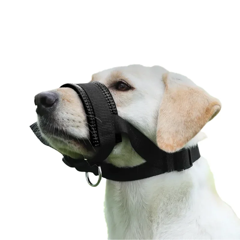 

Dog mouth guard - prevents biting and barking, adjustable mouth guard, comfortable and thick, prevents accidental ingestion