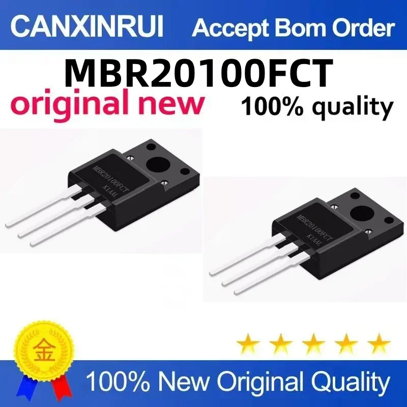 (5-100 pieces) Brand new original MBR20100FCT M8R20100FCT TO-220F spot chip IC