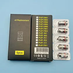 Lot de 5 Végétde remplacement PnP VDallas, 0,3 ohm, 0,6 ohm /VM6 0,15 ohm /R1 0,8 ohm, compatible avec VINCI Drag X/S Mod Pod Kit