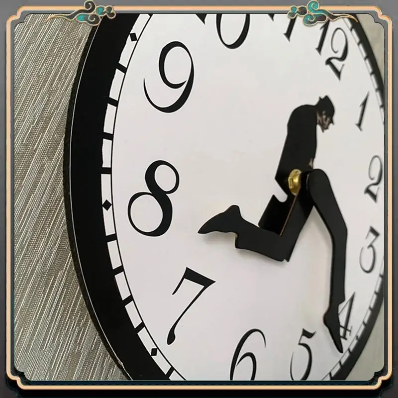 

Walks Clock, Silly Walk Wall Clock, A Interesting Wall Clock For Bedroom Kitchen Living Room, Novelty Home Decor Easy Install C