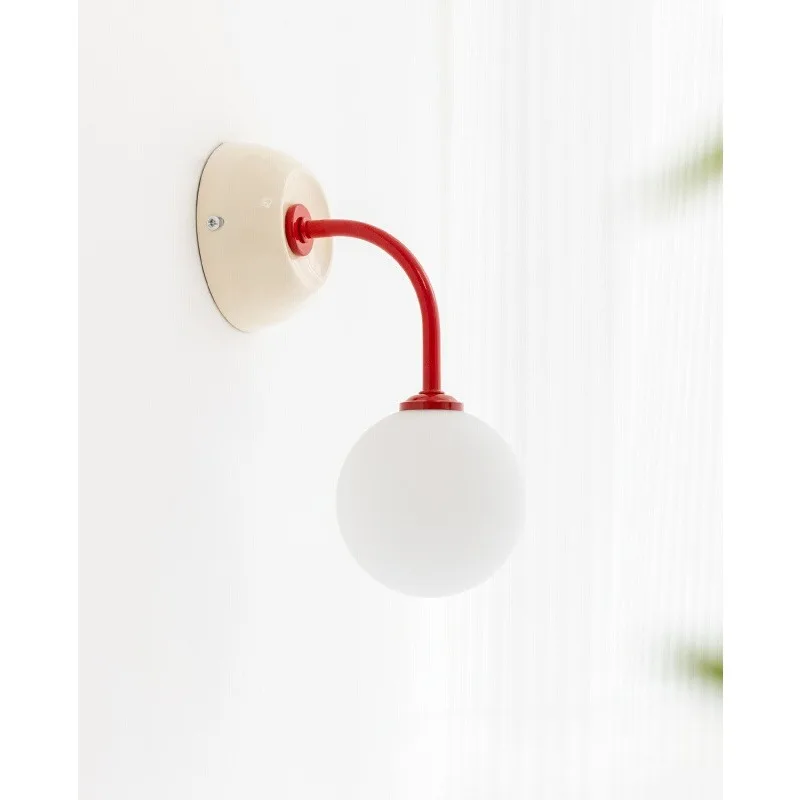 

Nordic Designer Memphis Wall Lamp for Kids Bedroom Kitchen Colorful Bedside Lighting Fixture Aesthetic Art Home Decor Appliance