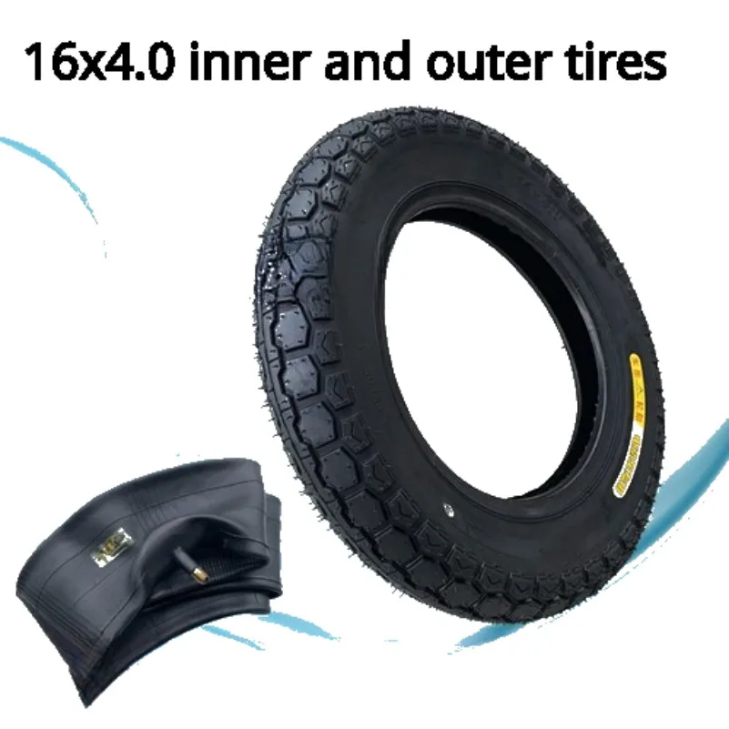 16x4.0 Thickened Tires, Suitable for Replacing Inner and Outer Tires on Electric Scooters  Electric Tricycles