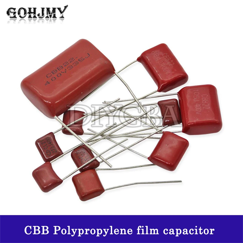 10PCS 100V 250V 400V 450V 630V 2KV 103J 223J 104J 224J 334J 473J 474J 105J 155J 225J 335J 475J CBB Polypropylene film capacitor